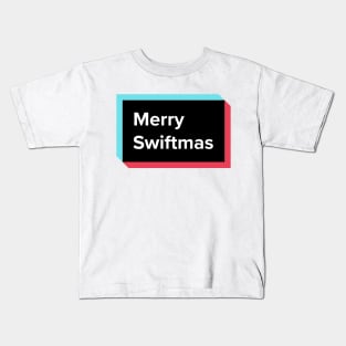 Merry Swiftmas TikTok Meme Kids T-Shirt